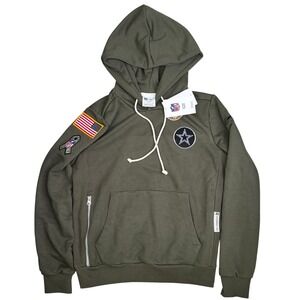 Nike Dallas Cowboys Hoodie Mens Small Olive Green Salute to Service NFL NWT